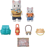 Sylvanian Families — zestaw odkrywców przygód 5763 z dwiema figurkami, ojcem i małym kotkiem mlecznym, figurką zwierzęcia, szczegółową zabawką dla dzieci w wieku od 3 lat