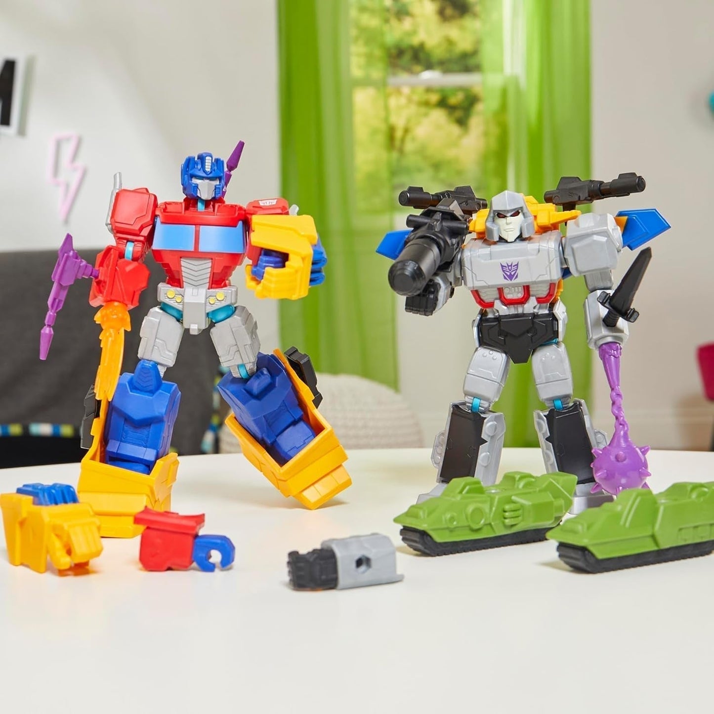 Transformers Mixmashers Optimus Prime Konfigurowalne figurki i akcesoria Deluxe Figurki Naty Shop