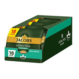 Podkładki Jacobs Crema Balance, podkładki kompatybilne z Senseo, 5 x 18 Getränke, 90 podkładek Kaffeepad