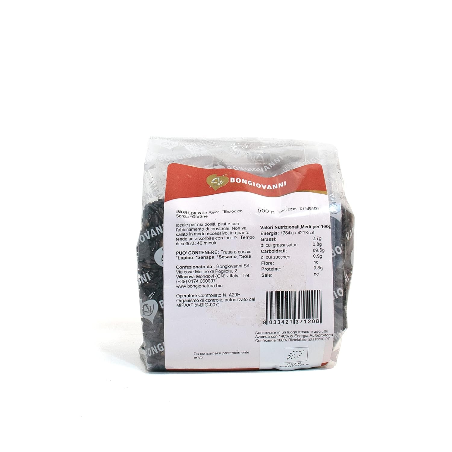 Ryż czarny Nerone 500g bio