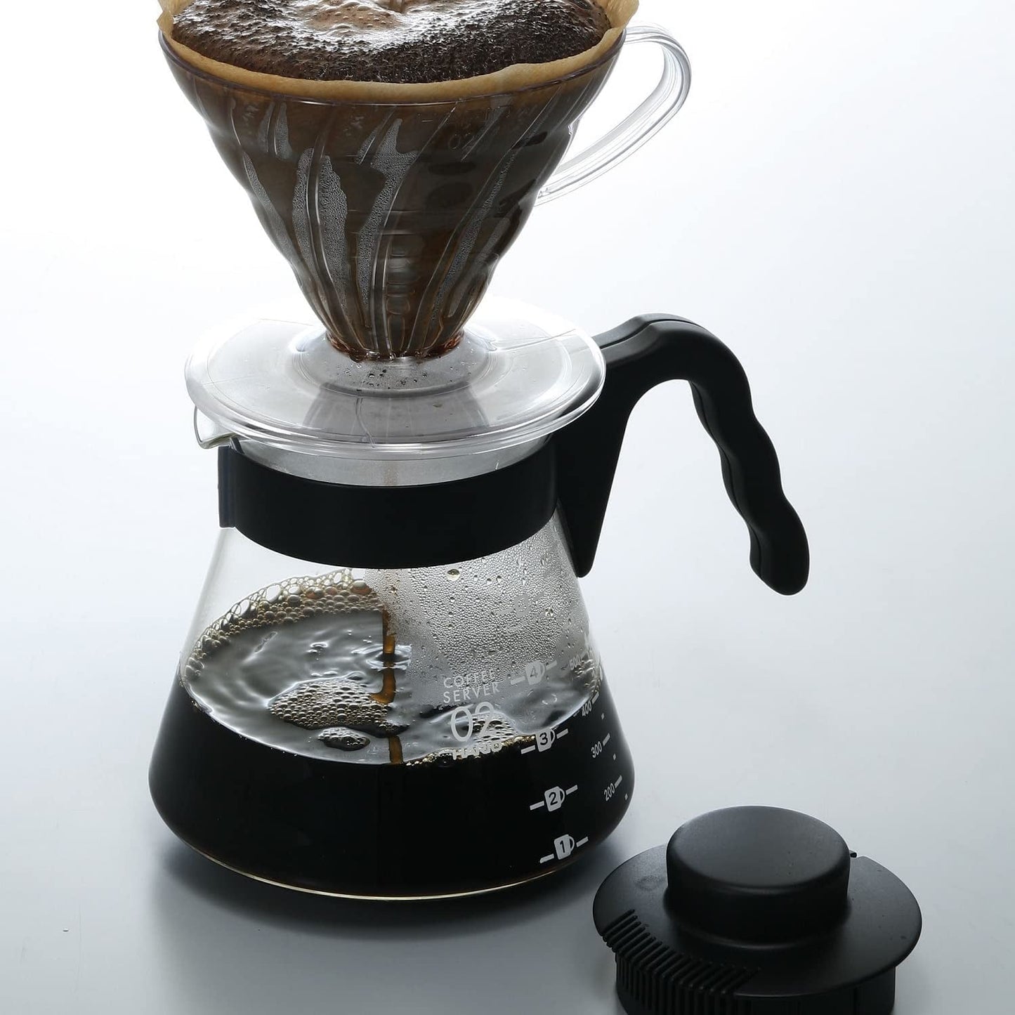 4977642019126 Karafka do serwowania kawy V60 700 ml VCS-02B, szkło, bezbarwne, 17,3 x 14,1 x 13 cm