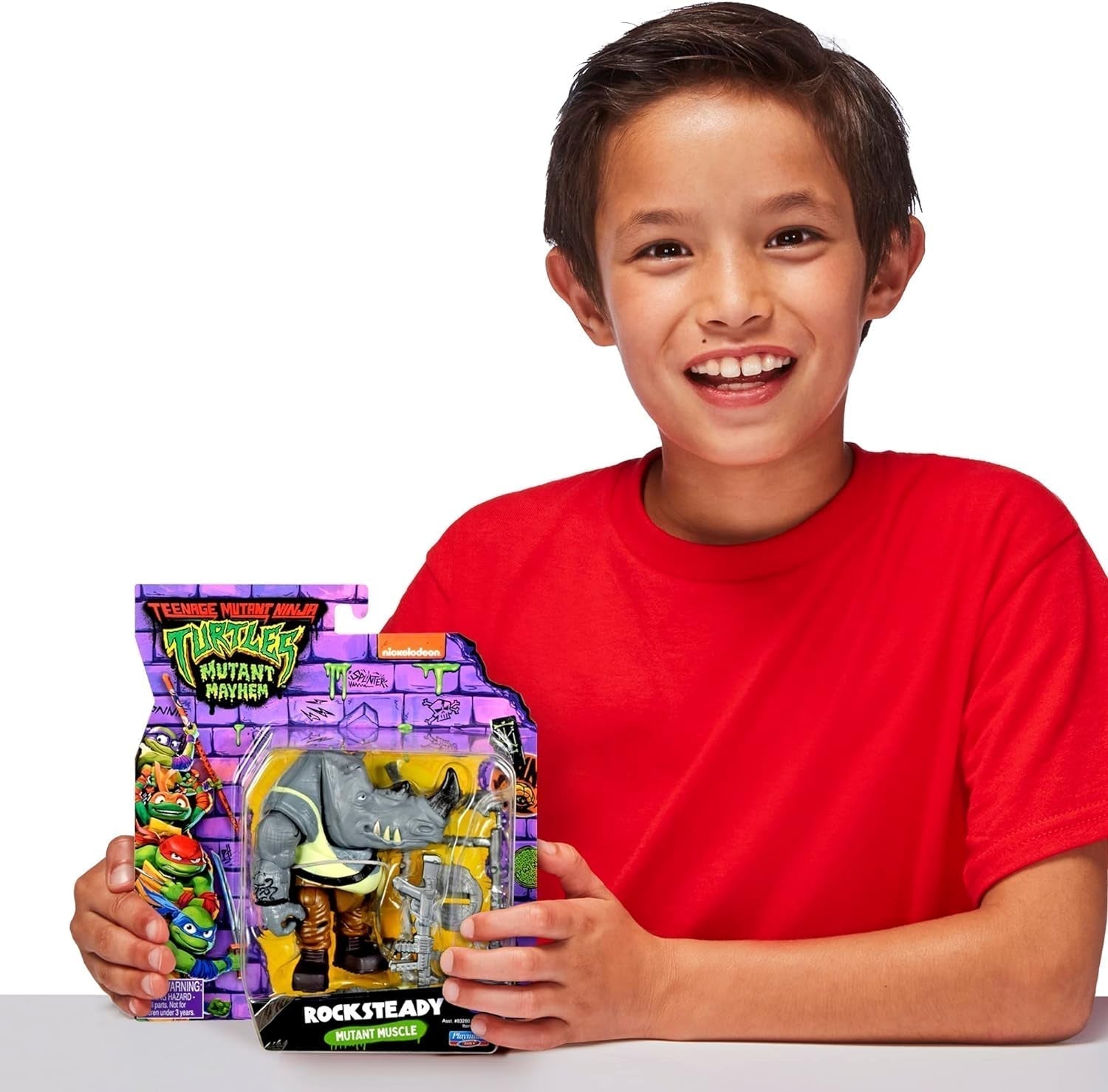 Wojownicze Żółwie Ninja - Figurka podstawowa Rocksteady Figurki Naty Shop