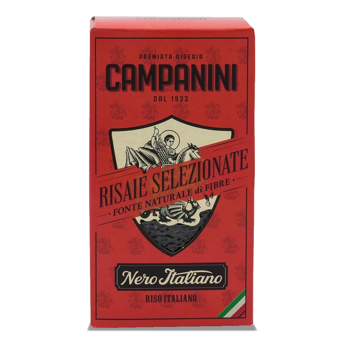 RISO NERO Ryż Czarny RISERA CAMPANINI 500g z Włoch Orientalny Ryż