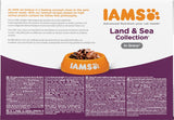 IAMS Delights Land & Sea Collection Mokra karma dla kotów - asortyment mięs i ryb Opakowanie zbiorcze w sosie, mokra karma dla kotów od 1 roku życia, 12 x 85 g
