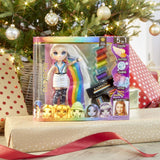 Rainbow High Hair Studio – ekskluzywny zestaw lalek Amaya Raine z długimi włosami do stylizacji – zawiera zmywalną kredę do włosów, szczotkę do włosów i akcesoria – prezent dla dzieci w wieku od 6 lat