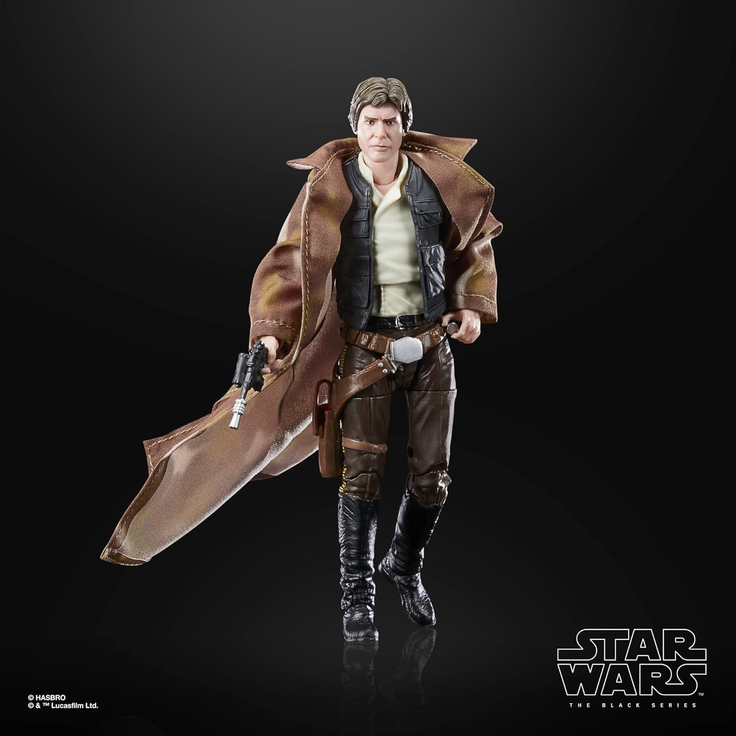 Han Solo z czarnej serii Star Wars, wysokość 15 cm Figurka Zu Wars: Powrót rycerza Jedi Figurki Naty Shop