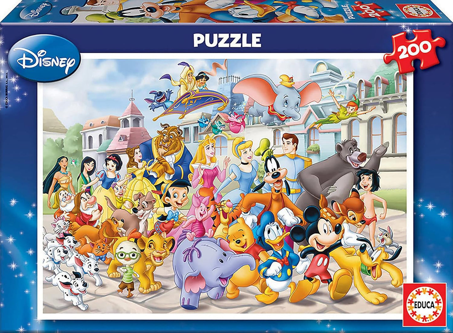 Educa - Puzzle 200 elementów | Disney Parade, 200-elementowe puzzle dla dzieci od 6 lat, Disney World (13289) Puzzle Naty Shop Domyślny tytuł