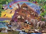 Puzzle dla dzieci Ravensburger - 10038 Unterwegs Mit Der Arche - Puzzle Arka Noego dla dzieci od 7. roku życia, zawierające 150 elementów w formacie XXL Puzzle Naty Shop