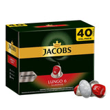 Kaffeekapseln Lungo Classico (nur für kurze Zeit) Megapack XXL i Kaffeekapseln Lungo Decaffeinato- Intensität 6-200 Kapseln kompatybilny z Nespresso, opakowanie 10er, 10 x 20 Getränke