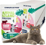 Nassfutter Katze Erwachsene Geschreddertes Skórka w Brühe Hoher Fleischanteil Getreidefrei Alleinfuttermittel, 12 x 85g