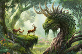 Puzzle Ravensburger 12000808 - Przebudzenie leśnego smoka - 3000 elementów Puzzle dla dorosłych 14+ Puzzle Naty Shop Domyślny tytuł
