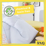 Kołdra Just Right Snug, 10,5 tog, puste włókna, biała, podwójne łóżko Kołdry i kołdry Naty Shop