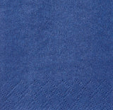 Papstar 84576 250 chusteczek, 3-warstwowe, złożone na 1/8, 33 cm x 33 cm, ciemnoniebieskie