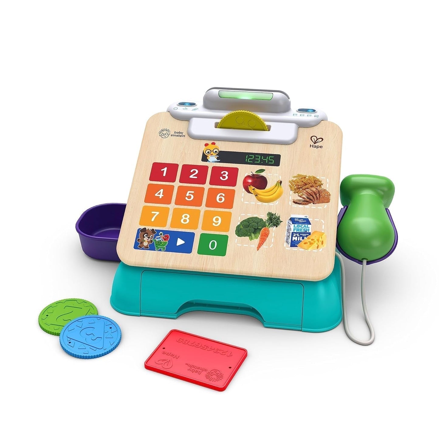 Zabawka Einsteina dla dziecka + Hape Magic Touch Zarejestruj się Udawaj, że kupujesz, z prawdziwymi dźwiękami i muzyką, od 9 miesiąca życia Bebe Toys Naty Shop Kasa Zarejestruj się