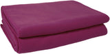 Zoeppritz Decke in Der Farbe: Rot, Aus 65% Poliester, 35% Wiskoza Hergestellt, Grubość: 160X200 Cm, 103291-235-160X200