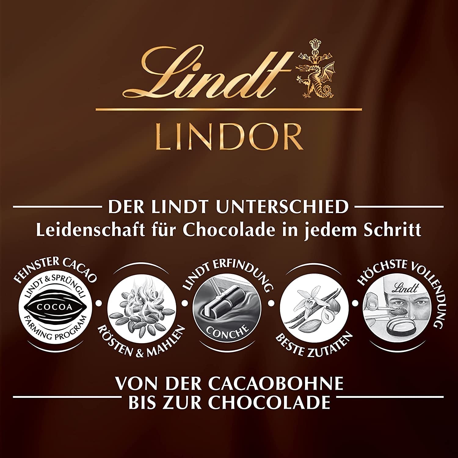 Kulki czekoladowe Lindor 70% ekstra ciemnego kakao | Worek 137g | Około. 10 kulek delikatnej ciemnej czekolady z rozpływającym się w ustach nadzieniem | Prezent czekoladowy | Czekoladowy prezent