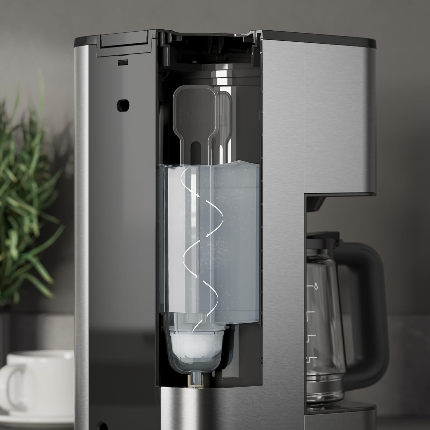 Ekspres AEG Deli 5, 1,5 l, programowalny timer, funkcja utrzymywania ciepła, wyłącznik bezpieczeństwa, wskaźnik poziomu wody, optymalne dozowanie, funkcja zapobiegająca kapaniu, stal nierdzewna, CM5-1-6ST