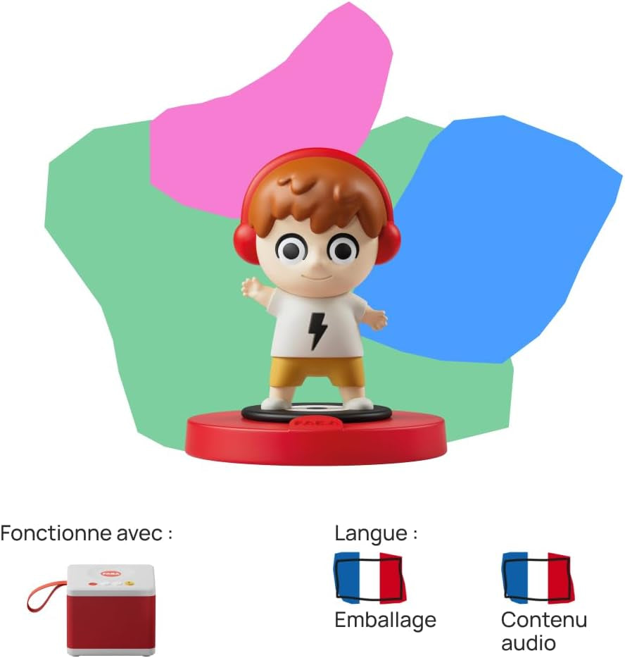 Postać z dźwiękiem, piosenki do tańca - piosenki - zabawka, wersja francuska, dzieci od 0 lat Bebe Toys Naty Shop