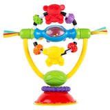 Playgro Rattle Super Shaker - grzechotka dla niemowląt - grzechotka - grzechotka dla dzieci - grzechotka - umiejętności motoryczne - zabawka dla dziecka - zdolności motoryczne dla niemowląt - kolorowe Bebe Toys Naty Shop Obrotowa grzechotka z przyssawką