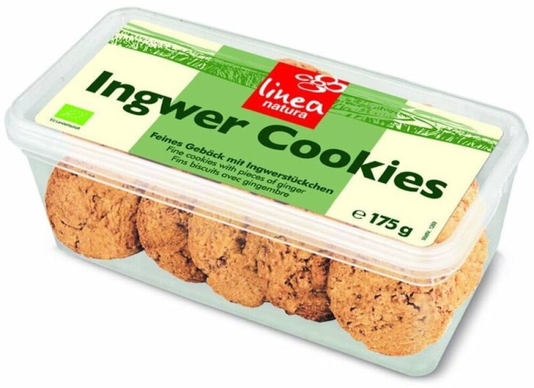 Organiczne ciasteczka imbirowe, opakowanie 6 sztuk (6 x 175 g)