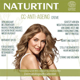 Naturalny odcień kremu CC. Maska do włosów bez spłukiwania. Do włosów suchych i zniszczonych. Naprawia i nawilża. 96% naturalnych składników. Maska do włosów Naty Shop 200ml