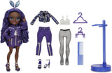 Lalka Rainbow High Fashion – Kristal Bailey – Lalka w kolorze indygo z 2 strojami Deluxe – Zawiera akcesoria dla lalek z serii 2 i stojak – świetny prezent dla dzieci i kolekcjonerów w wieku od 6 lat