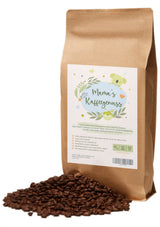 Mama's Coffee Pleasure®binky - Bezkofeinowe ziarna espresso Cremoso - naturalna dekofeinizacja CO² - lekko palone w bębnie we Włoszech - idealne w czasie ciąży i po ciąży