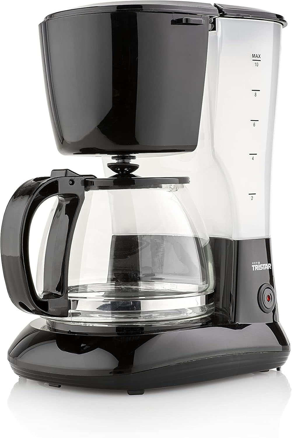 Ekspres do kawy Tristar 1,25 l - na 10-12 filiżanek, nadaje się również na kemping, CM-1245, czarny