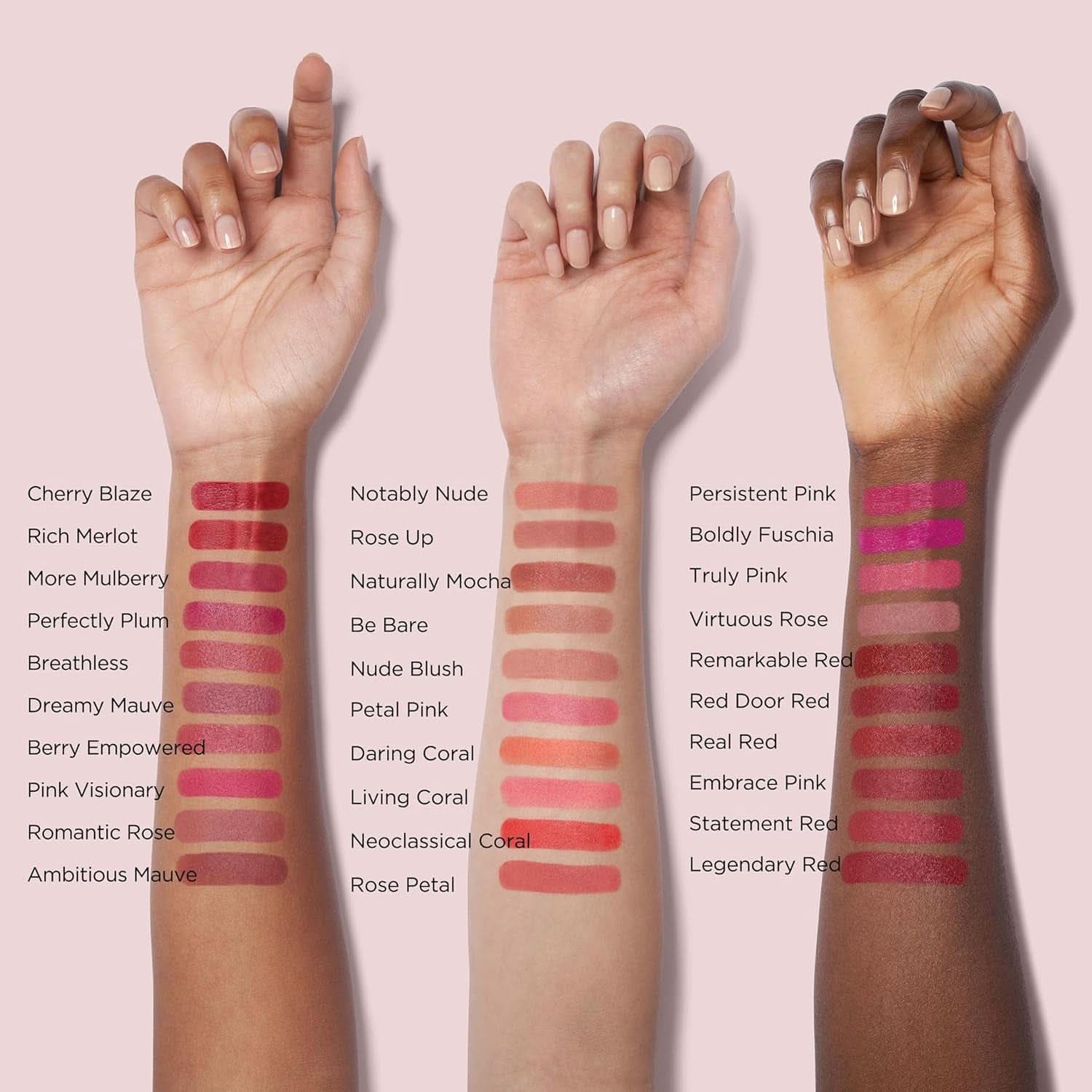Koloryzacja ust Elizabeth Arden, różowe kosmetyki wizjonerskie i sklep Beauty Naty
