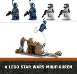LEGO Star Wars: Mandaloriańska zasadzka na Mandalorę Zestaw bojowy, przygoda do budowania dla dzieci, kolekcjonerski zestaw akcji, pomysł na prezent dla chłopców i dziewcząt 75373 Zestawy do budowania Kup w sklepie LEGO