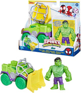 SPIDEY i JEGO NIESAMOWICI PRZYJACIELE Marvel Spidey Figurka motocykla dla chłopców i dziewcząt w wieku od 3 lat Figurki Naty Shop Hulk Truck