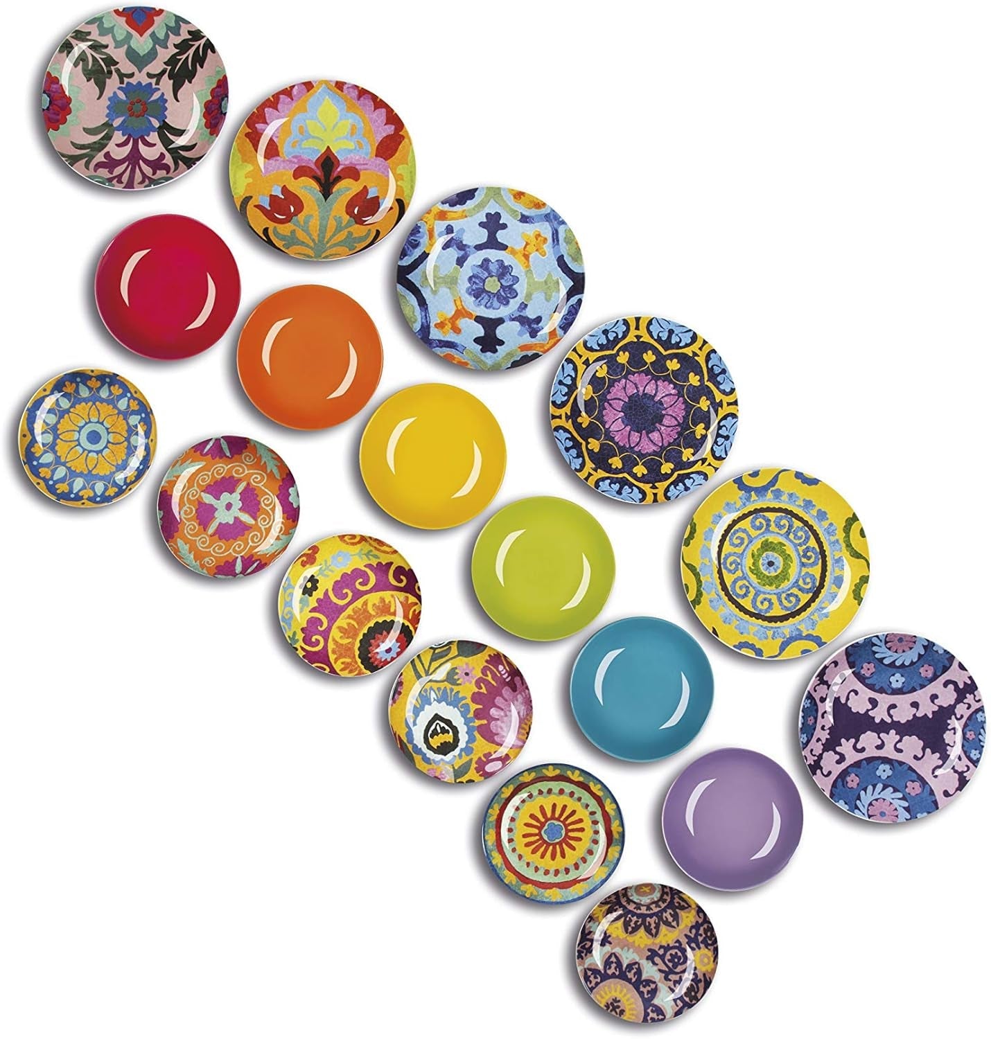 Zestaw naczyń obiadowych Excelsa New Delhi, 18 elementów, porcelana