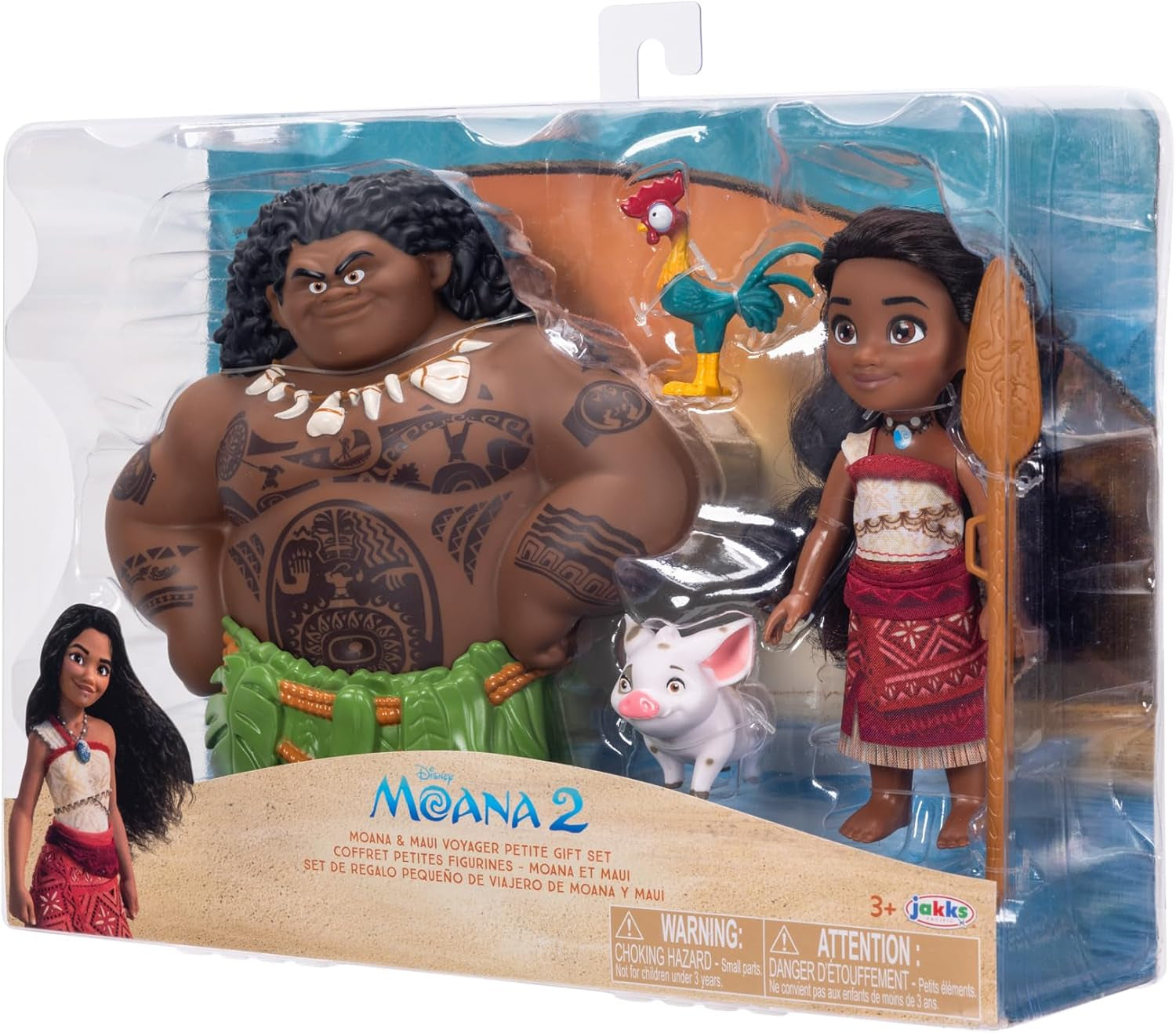 Zestaw upominkowy Moana 2 Vaiana & Maui 15cm