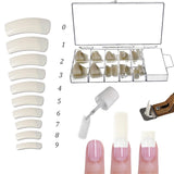 Sun Garden Nails żel przezroczysty jednofazowy 30ml + opakowanie 100 końcówek + klej do końcówek 7ml