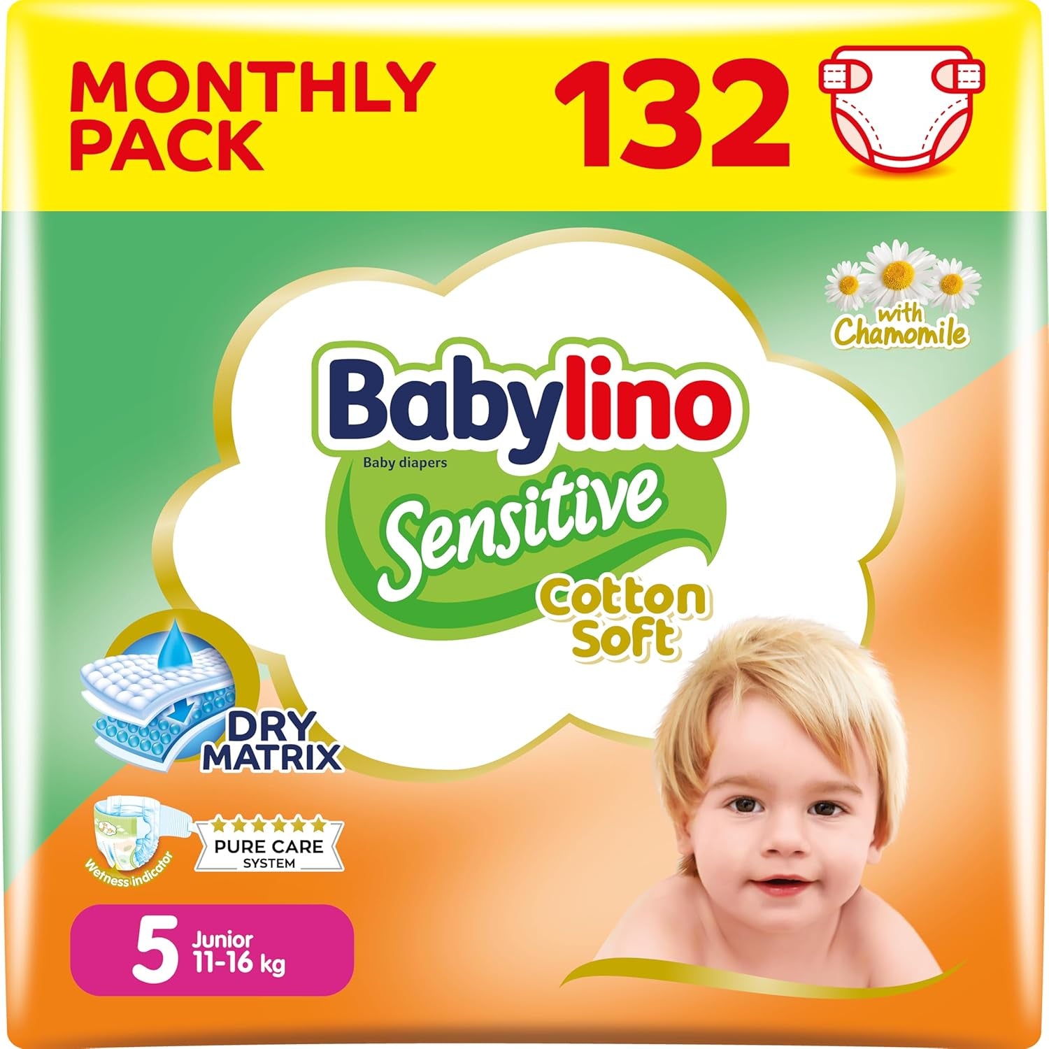 Pieluszki dziecięce Sensitive rozmiar 4, Maxi (8-13 kg), 20 sztuk