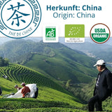 Khla - Bio Herbata Oolong 100 G - Niebieska herbata - Naturalna herbata sypana - Ekologiczna herbata azjatycka - Luźna i cięta - Herbata ziołowa i naparzana - Z Chin