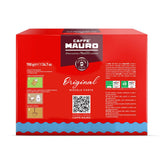 Caffè Mauro Torrefazione Kaffee Kompostierbare Pods, Recyclebare Verpackung, Original Mischung - 100 stück - Intensität 10/10 - Kompatybilny z podkładkami papierowymi ESE System 44 mm