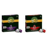 Kaffeekapseln Lungo Intenso, Intensität 8 z 12, 10 x 20 Getränke & Kaffeekapseln Lungo Classico, Intensität 6 z 12, 20 Kapseln kompatybilny z Nespresso®*, 10 x 20 Getränke