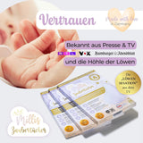 Millis Zaubertücher bei Windedermatitis Baby, Bekannt aus „Die Höhle der Löwen”, 25 Tücher (1 x 25er) z Aloe Vera, Mandelöl i Q10 - Pflegt, Schützt i dient als Wundschutz bei gereizter Haut