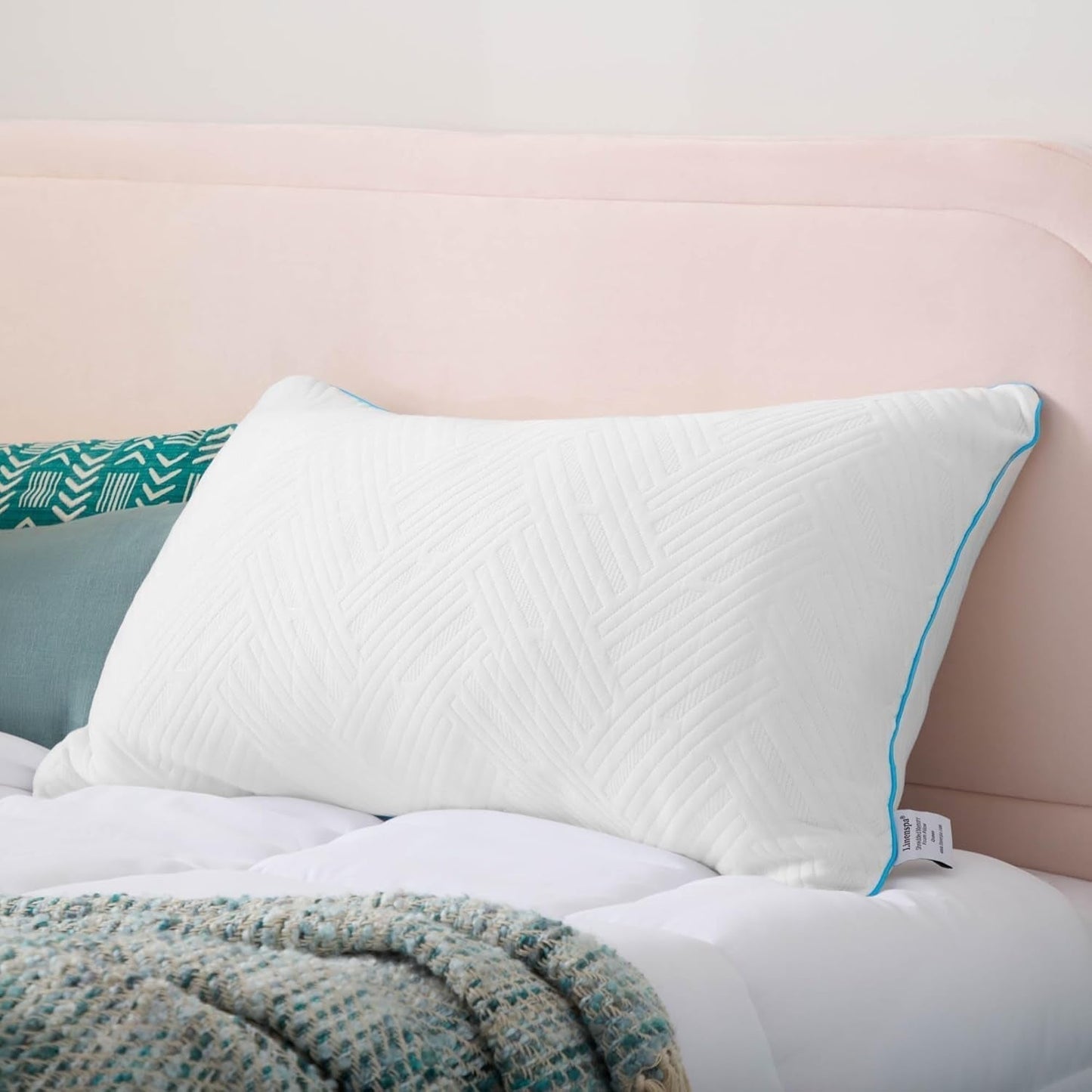 Poduszka Linenspa White Standard Gel Memory Foam Naty Shop Standardowe poduszki Tytuł domyślny