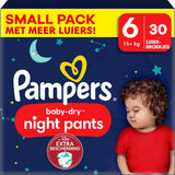 Pampers - Antypoślizgowe koszulki nocne dla niemowląt - Rozmiar 6 - Małe opakowanie - 30 sztuk - 15+ kg