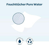 BIOLANE - Baby-Feuchttücher Mit 99,9% Wasser - Czysta woda - Packung Mit 12 X 48 (576 Feuchttücher) - Für Empfindliche Haut - Ab Der Geburt - Duftfrei - Wechseln Und Reinigungspflege Naty Shop