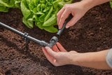 Gardena System nawadniania mikrokroplowego, element L 13 mm (1/2"): złącze rurowe do odwracania rur zasilających 13 mm, montaż bez użycia narzędzi, wielokrotnego użytku (13202-20)