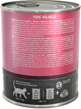 LEONARDO Nassfutter für Katzen, Geflügel pure, 6X 800g Dose, Katzenfutter getreidefrei, Alleinfutter, wyprodukowano w Niemczech
