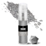 DecoRom, brokat jadalny, proszek, 10 gramów Glitter Naty Shop Silver
