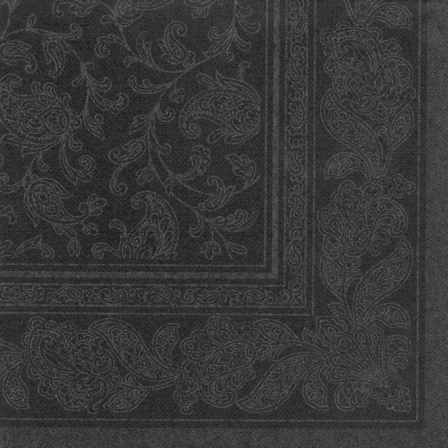 50 serwetek ROYAL Collection 1/4 40 X 40 czarnych „Ornamenty”