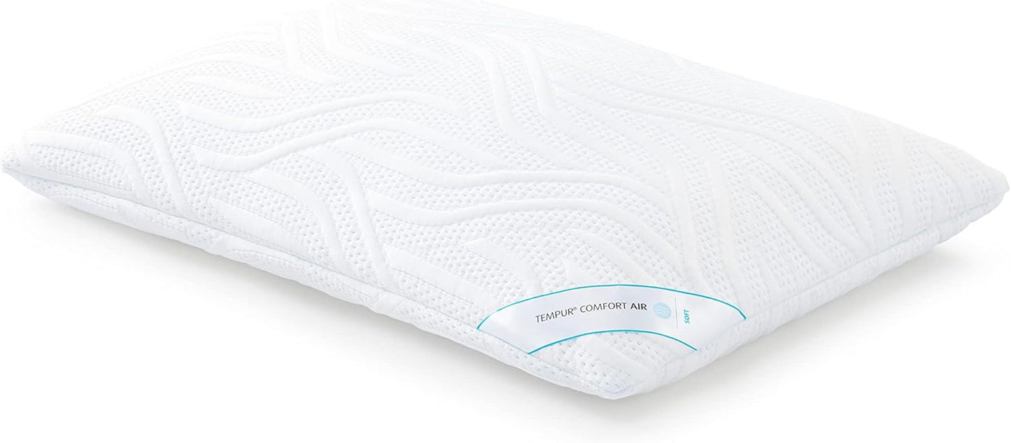 Poduszka do spania TEMPUR Comfort Air Medium, Oddychająca poduszka do każdej pozycji do spania, OEKO-TEX MADE w kolorze ZIELONYM, średnia twardość, 40 x 80 cm Naty Shop Standardowe poduszki Miękkie