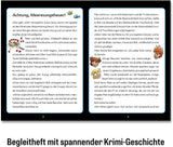 Umrzeć Drei??? Dzieci - Puzzle kryminalne - Uwaga, potwór morski Od KOSMOS 680664, 150 elementów, Świecące w ciemności, Czytanie, puzzle, rozwiązywanie zagadek, puzzle detektywistyczne dla dzieci od 7 roku życia Puzzle Naty Shop