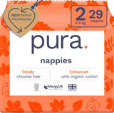 Pieluszki Eco Baby - Rozmiar 3 (4-9 kg), 1 opakowanie (26 pieluch), Ultra miękkie pieluszki dla wrażliwej skóry, Bawełna organiczna, Ochrona przed wyciekaniem do 12 godzin, Nowa tabela rozmiarów