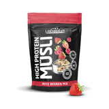 Layenberger 3K Muesli wysokobiałkowe, 50% Eiweiß i 18% Kohlenhydrat - opakowanie pojedyncze (1X 390 g) - Schoko-Nuss Cereale Naty Shop 360 g (opakowanie 1Er) Rote Beeren Mix